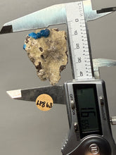 Load image into Gallery viewer, Rare Electric Blue Pentagonite on Druzy Matrix – Collector Mineral Specimen | India
