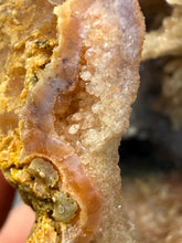 Load image into Gallery viewer, “Goblin Chalcedony” Pink &amp; Orange Druzy Botryoidal Stalactites — Tichka Massif, High Atlas, Morocco

