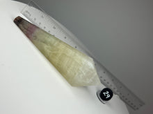 Load image into Gallery viewer, Dendrite Manganese and Iron Included Rainbow Fluorite Wand
