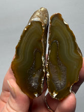 Load image into Gallery viewer, Premium Sumatra Agate Pair (Banded Chalcedony) Display Specimen | Indonesia
