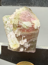 Load image into Gallery viewer, Raw Bi-Color Tourmaline Crystal Specimen | Ocean View Mine, Pala, California, USA
