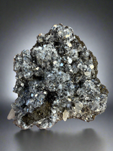 Load image into Gallery viewer, Druzy Black Apophyllite + White Stilbite • Maharashtra, India
