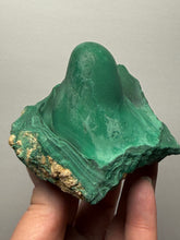Load image into Gallery viewer, 3.8” High-Grade Malachite Stalactite “Cave” Formation | DR Congo | Mineral Collector Specimen
