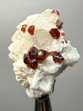 Load image into Gallery viewer, High-Grade Naturally Faceted Red Spessartine Garnet on Matrix — Skardu, Pakistan
