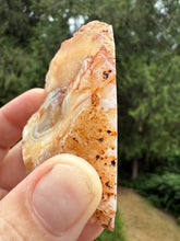 Load image into Gallery viewer, Rare Moroccan White Agate w Incredible Parallax Collected by Indigenous Nomads | Ancient Beauty from the Sahara
