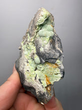 Load image into Gallery viewer, High-Grade Green Wavellite Collectors Specimen - Radiating Botryoidal Crystal Formation - Arkansas, USA
