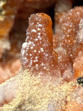 Load image into Gallery viewer, “Goblin Chalcedony” Pink &amp; Orange Druzy Botryoidal Stalactites — Tichka Massif, High Atlas, Morocco
