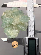 Load image into Gallery viewer, Luminous Mint Apophyllite with Glittering Druzy Sugar Quartz – India
