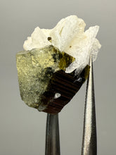 Load image into Gallery viewer, Dark Green Cap Stak Nala Tourmaline and Cleavelandite – Haramosh Mountains, Pakistan | Thumbnail Specimen
