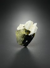 Load image into Gallery viewer, Dark Green Cap Stak Nala Tourmaline and Cleavelandite – Haramosh Mountains, Pakistan | Thumbnail Specimen
