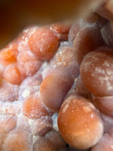 Load image into Gallery viewer, “Goblin Chalcedony” Pink &amp; Orange Druzy Botryoidal Stalactites — Tichka Massif, High Atlas, Morocco
