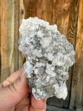 Load image into Gallery viewer, White Diamond Calcite + Apophyllite • Maharashtra, India
