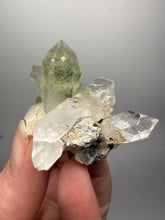 Load image into Gallery viewer, Chlorite-Included Quartz Cluster (Green Phantom Quartz) | Pakistan Mineral Specimen
