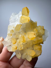 Load image into Gallery viewer, High Grade Golden Iron-Stained Himalayan Quartz Cluster | Rare Pakistan Mineral Specimen | Collector Display Crystal
