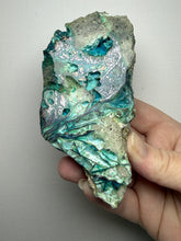 Load image into Gallery viewer, 6” Polished Native Copper in Chrysocolla — Display Specimen (Indonesia)
