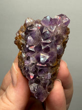 Load image into Gallery viewer, Premium Hematite-Phantom Deep Magenta Ametrine Cluster | Deccan Traps, India | Collector Mineral Specimen
