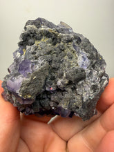 Load image into Gallery viewer, High-Grade “Tanzanite” Fluorite Cluster — Quan Zhou, Yongchun County, Fujian, China | Collector Mineral Specimen
