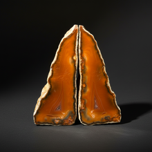 Load image into Gallery viewer, Premium Sumatra Agate Pair (Banded Chalcedony) Display Specimen | Indonesia
