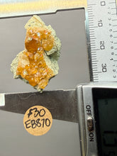 Load image into Gallery viewer, Hessonite Garnet Cluster on Matrix – Natural Collector Specimen from Pakistan | High-Grade Orange-Red Garnet Crystals
