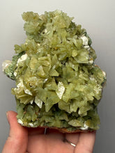 Load image into Gallery viewer, High-Grade Green Heulandite on Peach Stilbite Crystal Cluster | Deccan Traps, Maharashtra, India | Collector Mineral Specimen
