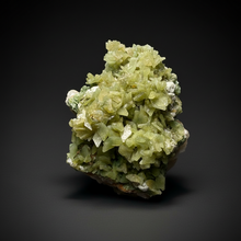 Load image into Gallery viewer, High-Grade Green Heulandite on Peach Stilbite Crystal Cluster | Deccan Traps, Maharashtra, India | Collector Mineral Specimen
