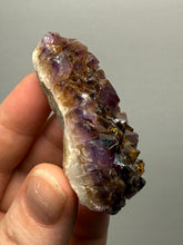 Load image into Gallery viewer, Premium Hematite-Phantom Deep Magenta Ametrine Cluster | Deccan Traps, India | Collector Mineral Specimen
