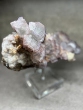 Load image into Gallery viewer, QR Code Fluorite with Druzy Chalcedony from Guizhou Province, China
