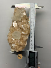Load image into Gallery viewer, Rare Druzy Golden Diamond Calcite &amp; Pink Huelandite Matrix — Maharashtra, India | Collector Cabinet Specimen
