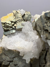 Load image into Gallery viewer, Marcasite, Pyrite &amp; Barite Cabinet Specimen | Bounhas Mine, Oumjrane, Morocco
