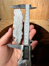 Load image into Gallery viewer, Rare Moroccan White Parallax Agate Collected by Indigenous Nomads | Ancient Beauty from the Sahara
