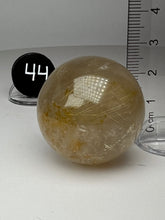 Load image into Gallery viewer, Golden Rutile Quartz (AKA Golden Angel Hair Quartz) Sphere
