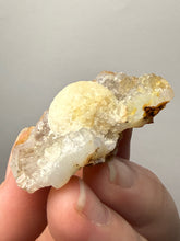 Load image into Gallery viewer, Rare Botryoidal Yellow Fluorite on Quartz Matrix  Collector Mineral Specimen – Maharashtra, India
