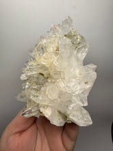 Load image into Gallery viewer, Chlorite-Included Quartz Cluster (Green Phantom Quartz) – Pakistan Mineral Specimen
