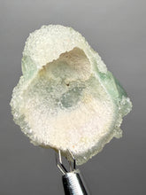 Load image into Gallery viewer, Luminous Mint Apophyllite with Glittering Druzy Sugar Quartz – India
