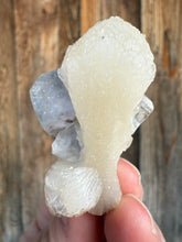 Load image into Gallery viewer, Clear Gem Apophyllite on Cream Stilbite • Maharashtra, India
