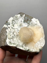 Load image into Gallery viewer, Peach Stilbite on Silver Stilbite | Deccan Traps Zeolite | Maharashtra, India
