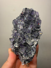 Load image into Gallery viewer, High Grade Purple YGX Fluorite Cluster – Yaogangxian Mine, Hunan, China | Collector Mineral Specimen
