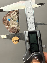 Load image into Gallery viewer, Rare Electric Blue Pentagonite &amp; Cavansite on Druzy Matrix | Collector Mineral Specimen | Wagholi Quarry, India
