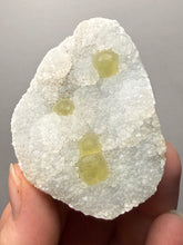 Load image into Gallery viewer, Rare Botryoidal Yellow Fluorite on Quartz Matrix  Collector Mineral Specimen – Maharashtra, India
