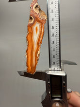 Load image into Gallery viewer, High-Grade Indonesian Sumatra Agate Pair – Vibrant Banded Chalcedony with Rich Color Zoning | Ethical Lapidary &amp; Collector Display Specimens
