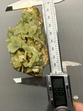 Load image into Gallery viewer, High-Grade Green Heulandite on Peach Stilbite Crystal Cluster | Deccan Traps, Maharashtra, India | Collector Mineral Specimen
