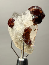 Load image into Gallery viewer, High-Grade Naturally Faceted Red Spessartine Garnet on Matrix — Skardu, Pakistan
