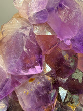 Load image into Gallery viewer, Premium Hematite-Phantom Deep Magenta Ametrine Cluster | Deccan Traps, India | Collector Mineral Specimen
