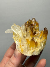 Load image into Gallery viewer, Golden Iron-Stained Himalayan Quartz Cluster | Pakistan | Collector Display Specimen
