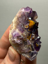 Load image into Gallery viewer, Premium Hematite-Phantom Deep Magenta Ametrine Cluster | Deccan Traps, India | Collector Mineral Specimen
