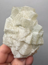 Load image into Gallery viewer, Rare Druzy Golden “Diamond” Calcite on Zeolite Matrix — Maharashtra, India | Collector Cabinet Specimen
