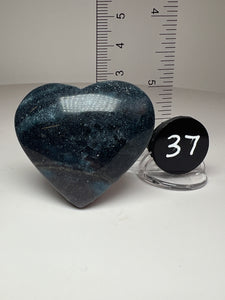 Blue Trolleite from Brazil • Heart