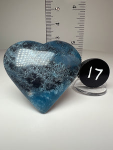 Blue Trolleite from Brazil • Heart