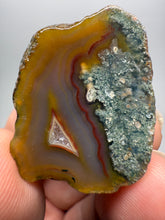 Load image into Gallery viewer, Polished Malawi Agate Half – High-Grade African Banded Agate Display Specimen
