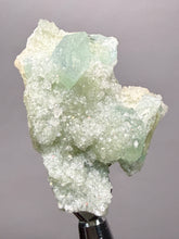 Load image into Gallery viewer, Luminous Mint Apophyllite with Glittering Druzy Sugar Quartz – India
